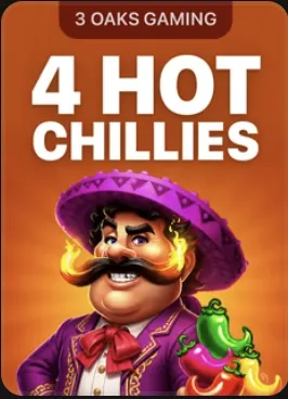 4 Hot Chillies slot artwork